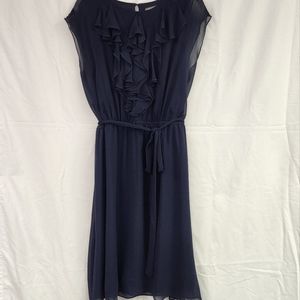 Roz & Ali Ruffle-front Dress